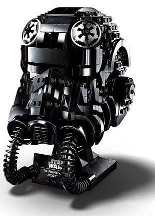 Конструктор новый шлем пилота tie fighter moc 75274 – космический истребитель, 724 детали в стиле лего