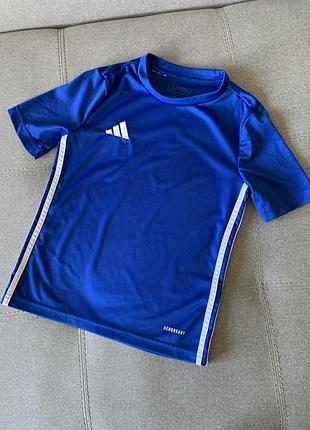 Спортивна футболка adidas на 9-10 років р.140 синя футбольна