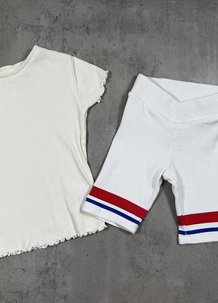 Лот дитячого одягу велосипедки футболка