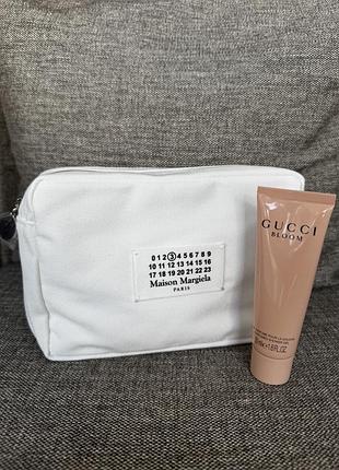 Maison margiela косметичка і гель gucci набір