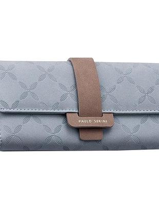 Женский кошелек prettyzys pt18-989 клатч с пряжкой повседневный blue