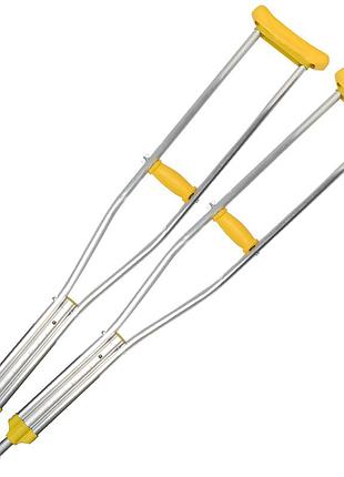 Костыли подмышечные yk-53 алюминиевые пара с регулировкой h=1,1-1,3 м