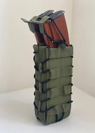 Подвійний підсумок для рпк відкритого типу з пластиковими вставками олива