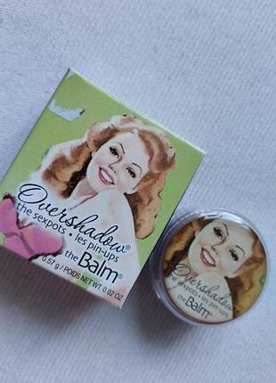 Рассыпчатые минеральные тени для век the balm overshadow.
