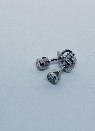 Срібні сережки