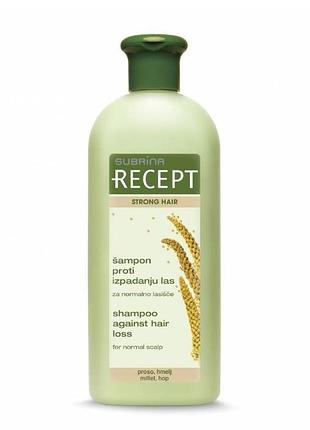 Шампунь от выпадения волос recept strong hair shampoo, 400 мл