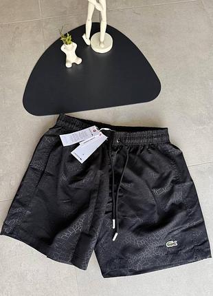 Пляжні шорти  lacoste black🔥