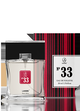 Мужская туалетная вода, 50 мл no 33 lambre