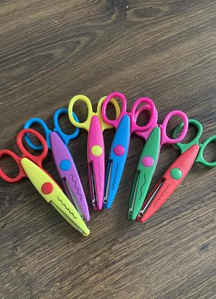 Фигурные ножницы для творчества рукоделие новый набор