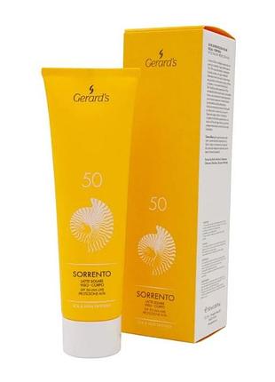 Легкий сонцезахисний лосьйон для обличчя та тіла spf50 sorrento sunscreen lotion spf50, 150 мл