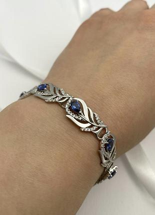 Серебряный браслет жар птица