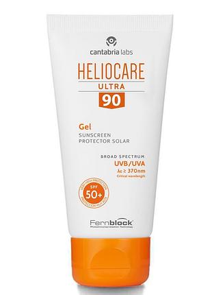 Солнцезащитный гель для комбинорованной и жирной кожи spf50  heliocare ultra gel spf50, 50 мл