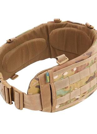Военный разгрузочный пояс рпс с molle/ тактический пояс рпс для военных/ мультикам/ койот