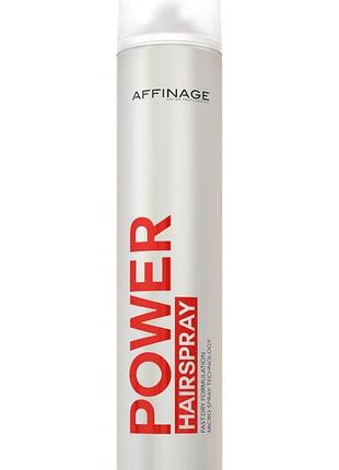 Лак для волос средней фиксации power hairspray salon size, 750 мл