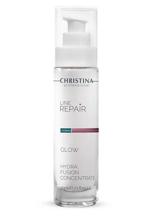 Зволожувальний концентрат line repair glow hydra fusion concentrate, 30 мл