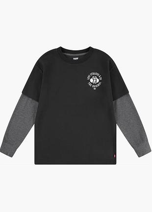 Дитячий лонгслів levi's унісекс