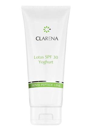Lotus spf 30 yoghurt солнцезащитный крем spf 30 с экстрактом йогурта и лотоса, 100 мл