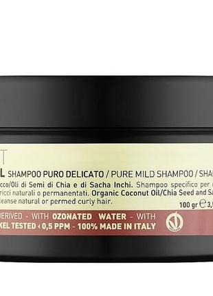 Elasti-curl pure mild shampoo шампунь мягкий для вьющихся волос, 100 г