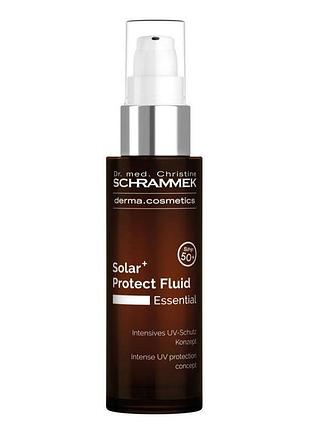 Solar+ protect fluid солнцезащитный легкий крем spf 50+, 50 мл