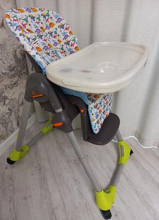 Стульчик для кормления chicco pollyeasy