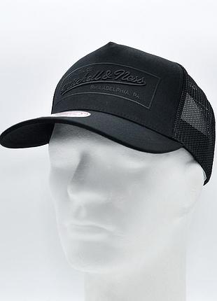 Бейсболка mitchell & ness men's trucker caps, состояние отличное, one size