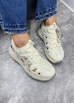 Летние кроссовки asics gel-sonoma se 'gray cream'