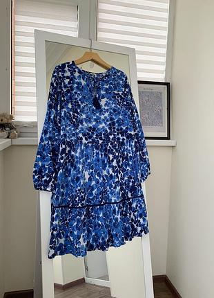 Платье в цветочный принт