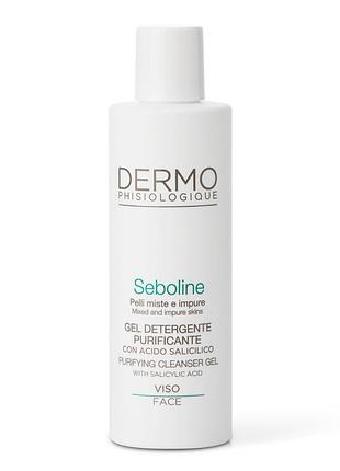 Очищуючий гель для проблемної та жирної шкіри - sebogel purifying cleansing gel, 200 мл