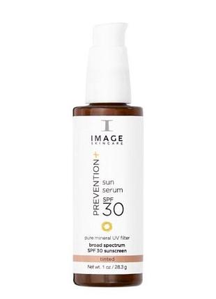 Prevention+ sun serum spf 30 tinted тонуюча сонцезахисна сироватка spf30, 28.3 г