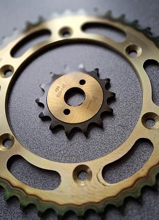 Звезда передняя и задняя geon x-road,loncin,shineray 250 (набор) 14-42 520 шаг