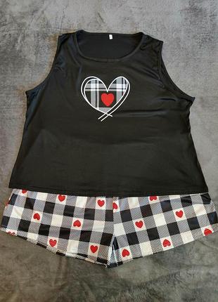 Нова жіноча піжама (шорти/майка)