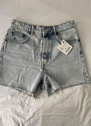 Джинсові шорти zara 38 p