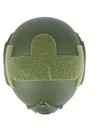 Захисний шолом fast helmet 3а клас захисту/ військовий балістичний сетрифікований бронешлем / хакі