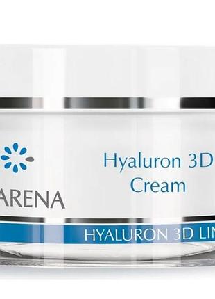 Clarena hyaluron 3d cream ультраувлажняющий крем с тремя видами гиалуроновой кислоты, 50 мл