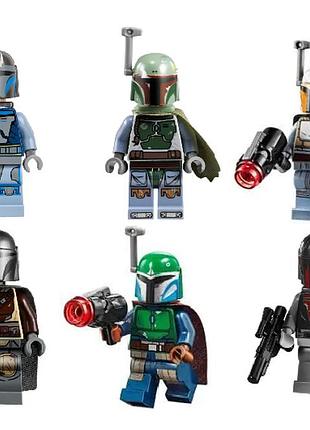Конструктор звездные войны набор лего минифигурок мандалорци