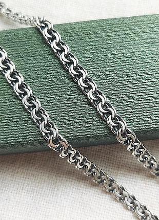 Серебряная цепочка бисмарк 50 см 17 гр