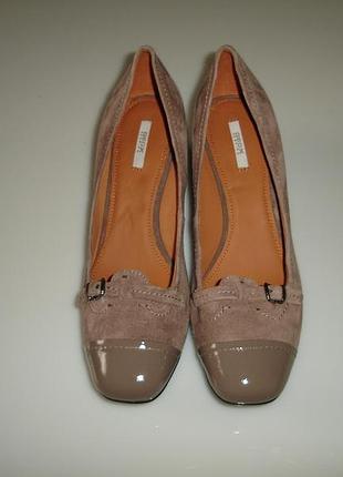 Geox новые туфли на танкетке, р 39,5 , стелька 25,5