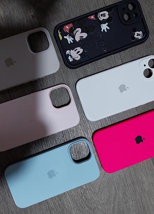 Чихол силиконовый оригинал для iphone 15 14 ,12,11  pro max