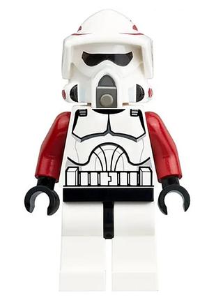 Конструктор звездные войны минифигурка клон разведчик