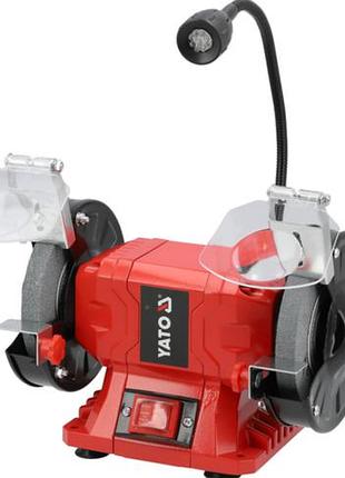 Настільна шліфувальна машина 150 вт (125x12.мм7) yato yt-822100
