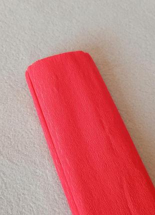 Гофро бумага / 200×50 см / красный