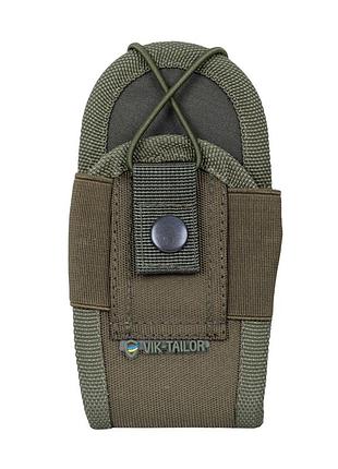 Подсумок для рации cordura 1000d/ тактический подсумок под рацию оливковый/ военный подсумок с системой molle