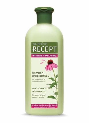 Шампунь від лупи recept shampoo intensive & balancing, 400 мл