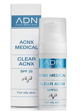 Cleracnx spf25 - зволожуючий крем для обличчя spf25, 50 мл