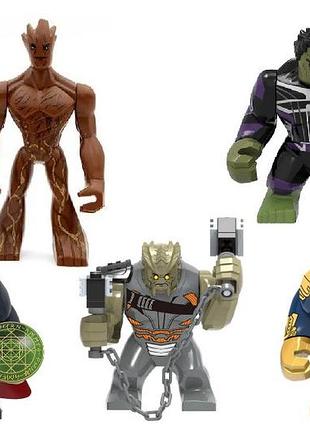 Конструктор марвел набор лего минифигурок большие фигурки