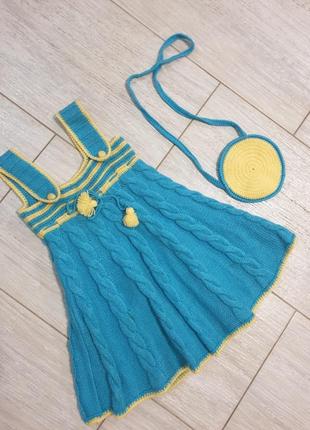 Шикарный вязаный комплект