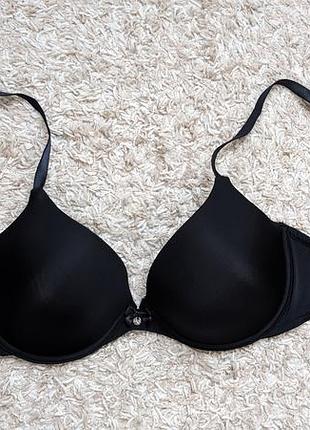 Чорний бюстгальтер hunkemoller, чорний ліфчик 85с