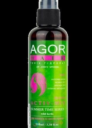Тоник для волос agor гидролат activ-mix 100 мл
