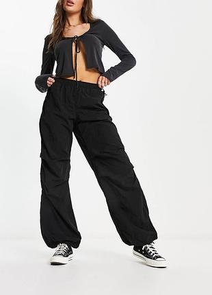Штани bershka baggy parachute