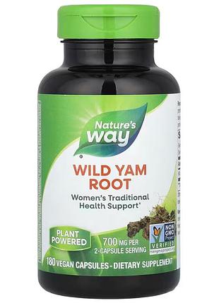 Nature's way wild yam root корень дикого ямса 180 vegcaps